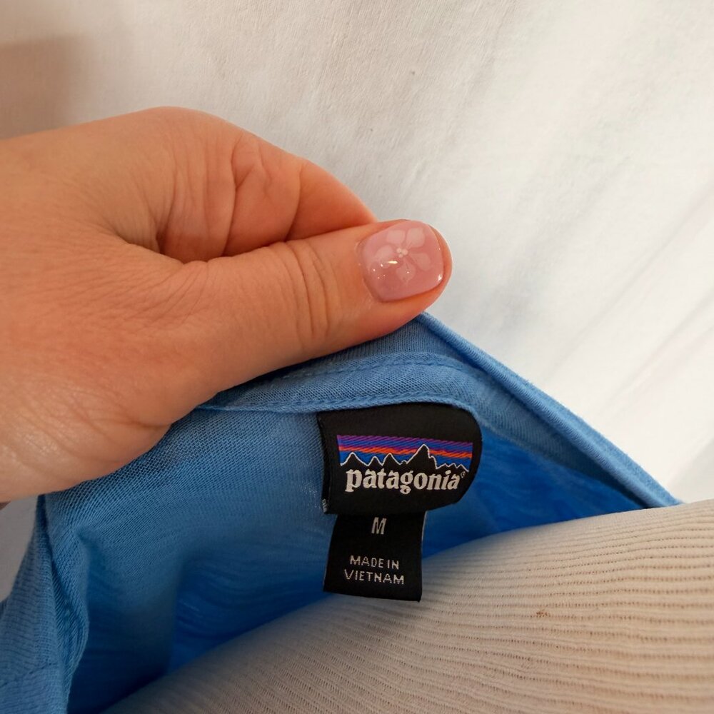 Patagonia Women's 3/4 Sleeve Top | Blue | Medium - Picture 3 of 6